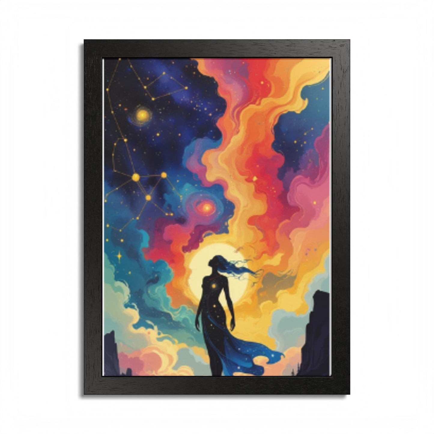 Framed Poster, Multi-Color