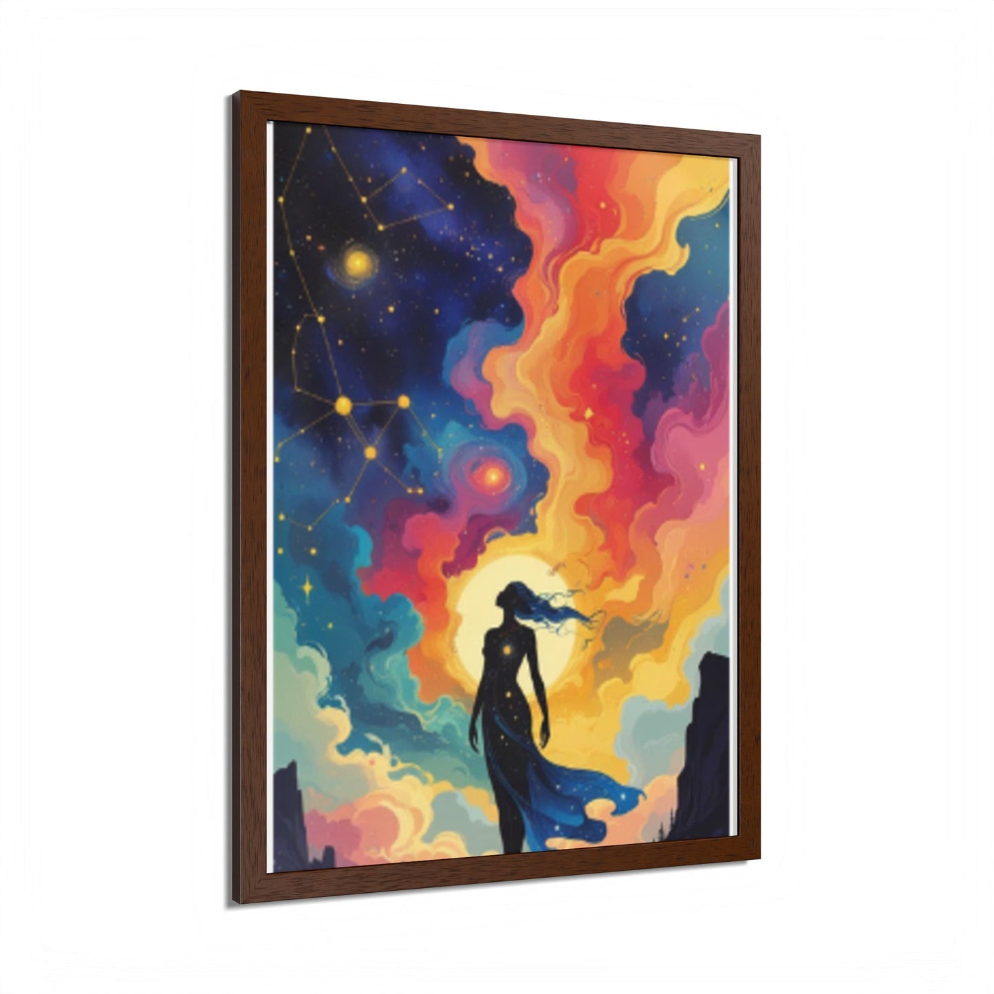 Framed Poster, Multi-Color