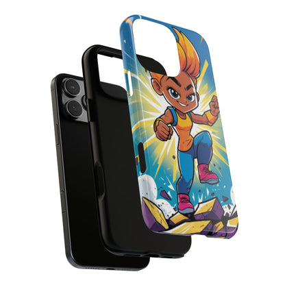 Phone Case — Bold Superhero Girl Design ("Tough Cases")