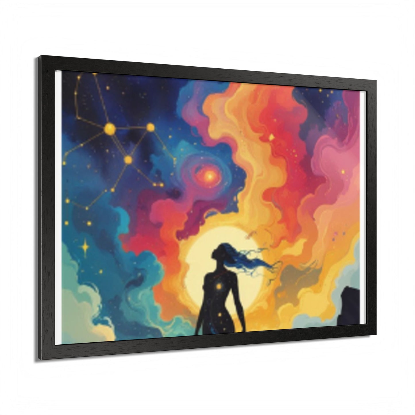 Framed Poster, Multi-Color