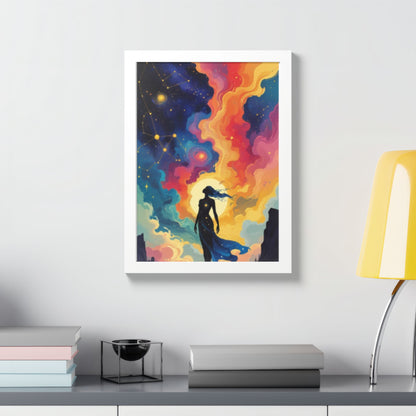 Framed Poster, Multi-Color