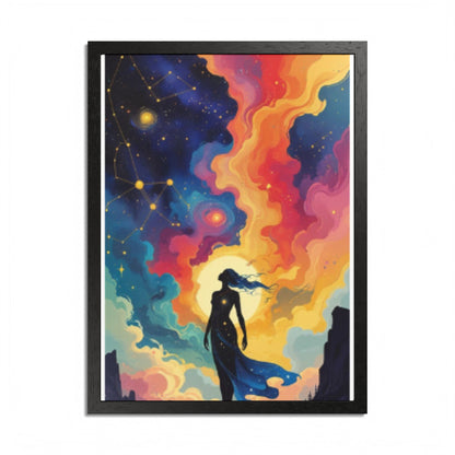 Framed Poster, Multi-Color