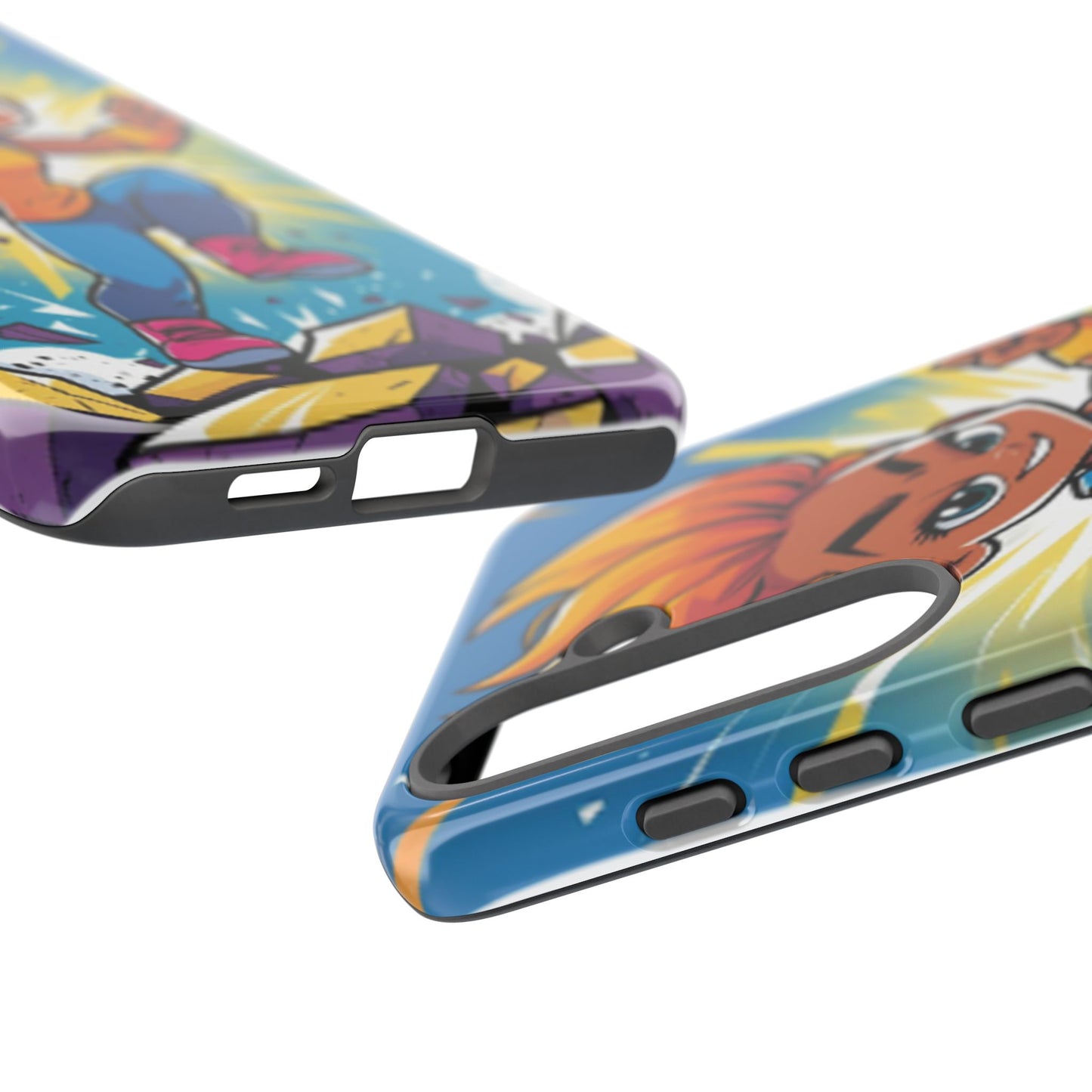 Phone Case — Bold Superhero Girl Design ("Tough Cases")