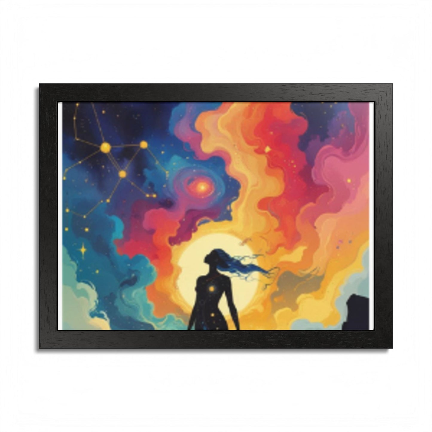 Framed Poster, Multi-Color