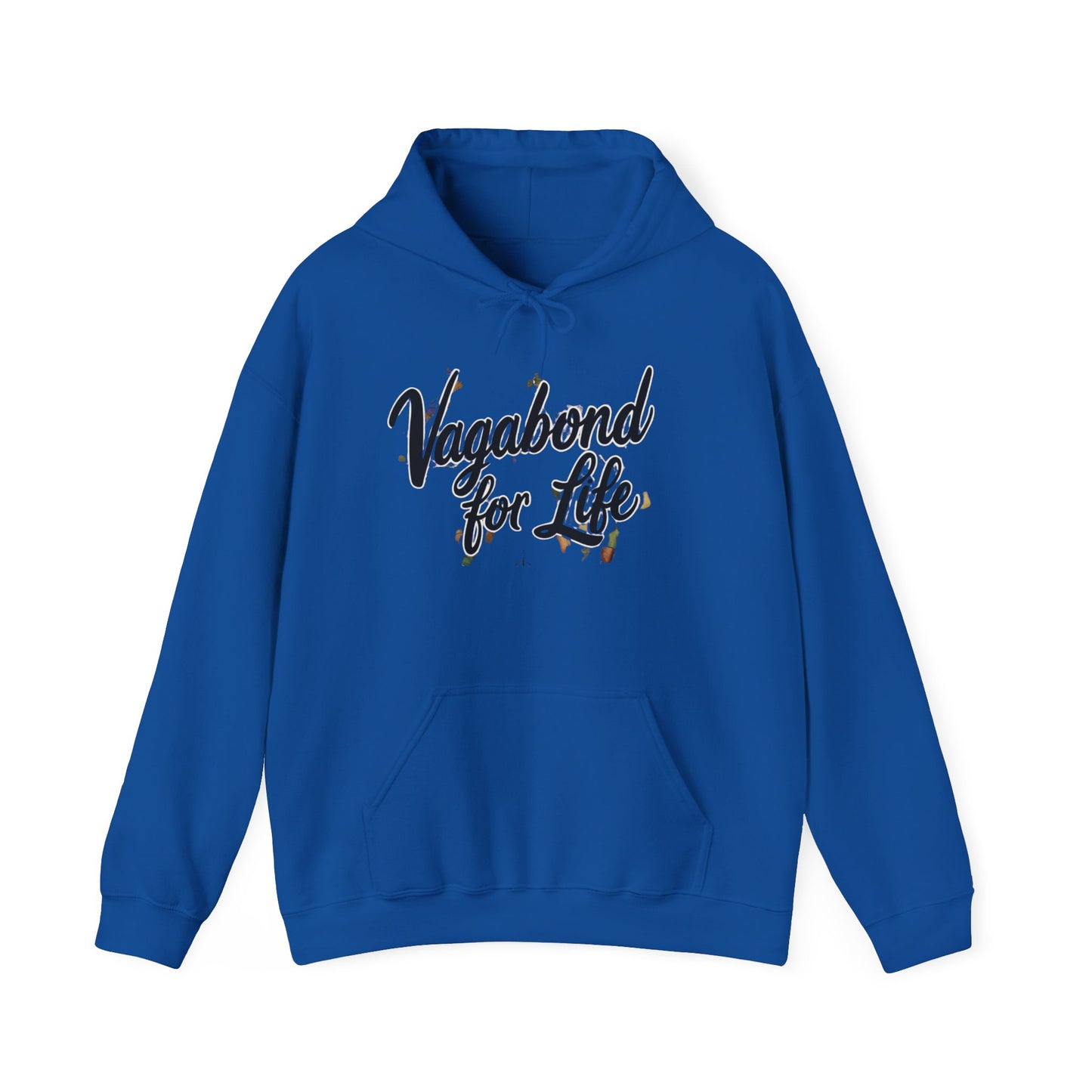 Vagabond for Life Hoodie — Vintage Wanderer Graphic Travel Hoodie
