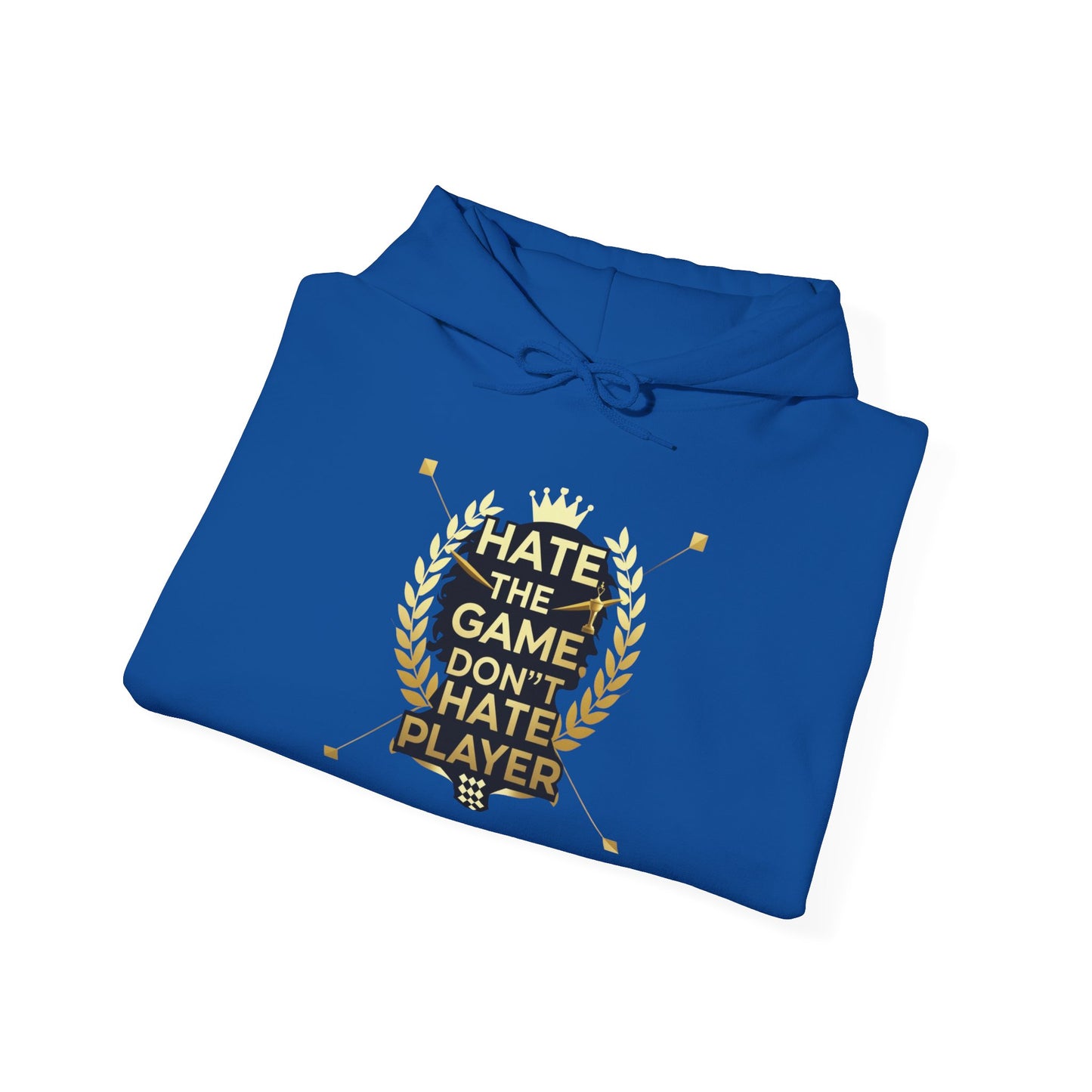 Hate the Game Don’t Hate the Player Hoodie — Gamer Quote Pullover