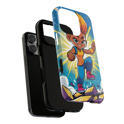 Phone Case — Bold Superhero Girl Design ("Tough Cases")
