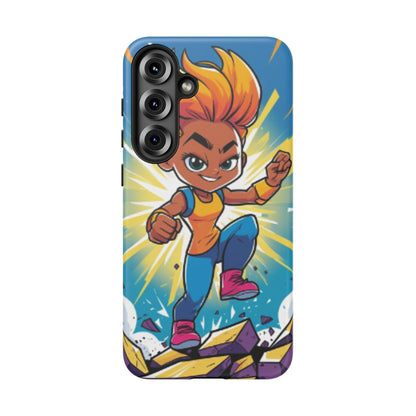 Phone Case — Bold Superhero Girl Design ("Tough Cases")