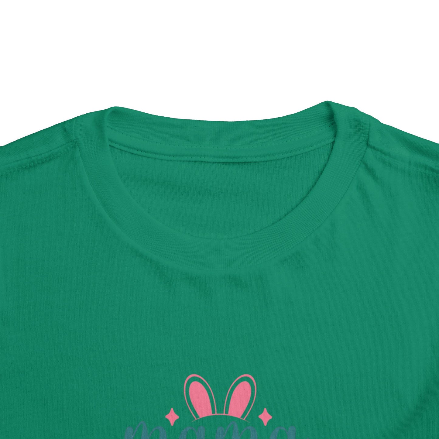 Mama Bunny Toddler Tee – Easter Spring Baby Shirt with Bunny Ears & Paw Print