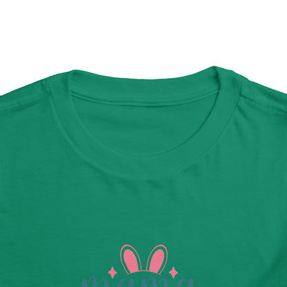 Mama Bunny Toddler Tee – Easter Spring Baby Shirt with Bunny Ears & Paw Print