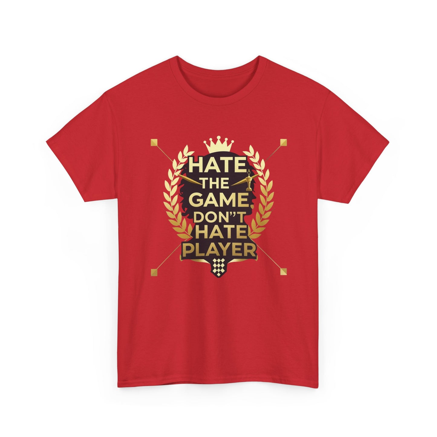 Hate the Game Don't Hate the Player T-Shirt — Gamer Quote Graphic Tee