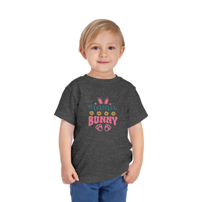 Mama Bunny Toddler Tee – Easter Spring Baby Shirt with Bunny Ears & Paw Print