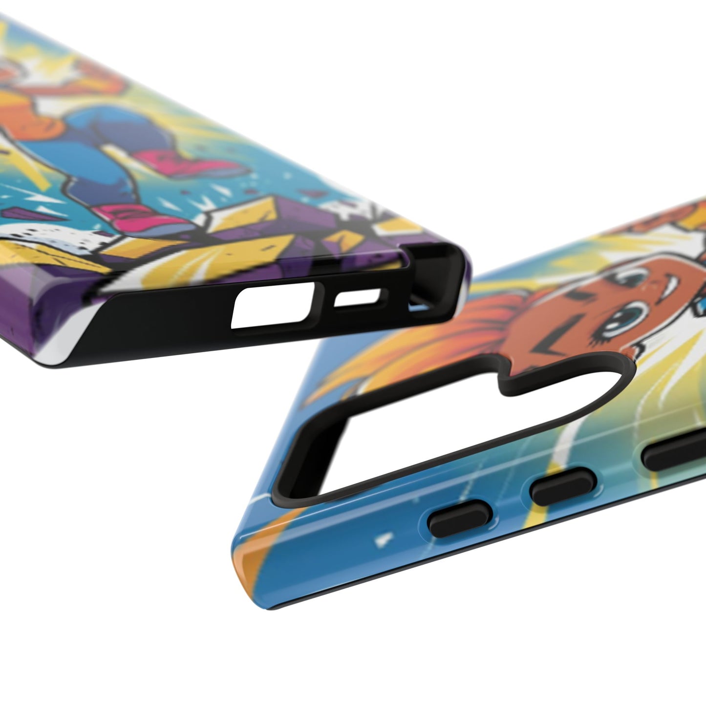 Phone Case — Bold Superhero Girl Design ("Tough Cases")