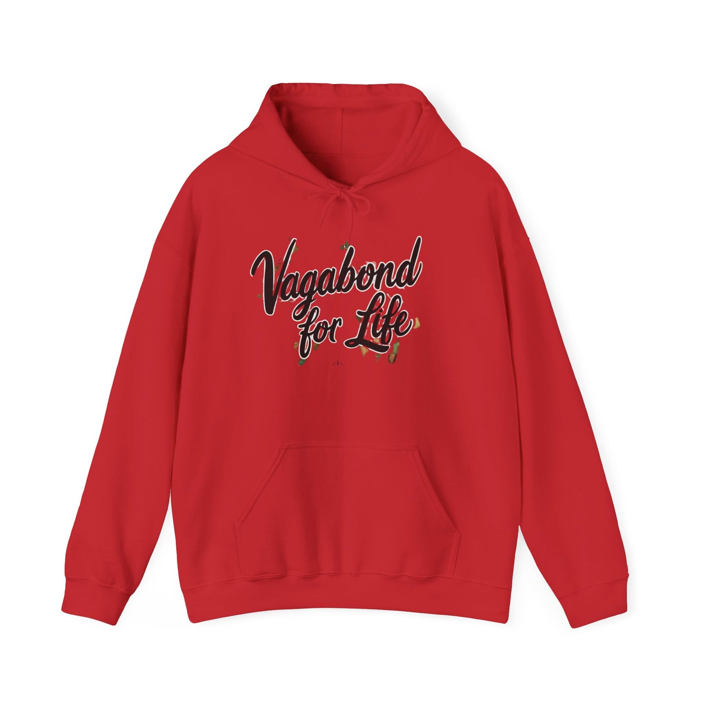 Vagabond for Life Hoodie — Vintage Wanderer Graphic Travel Hoodie