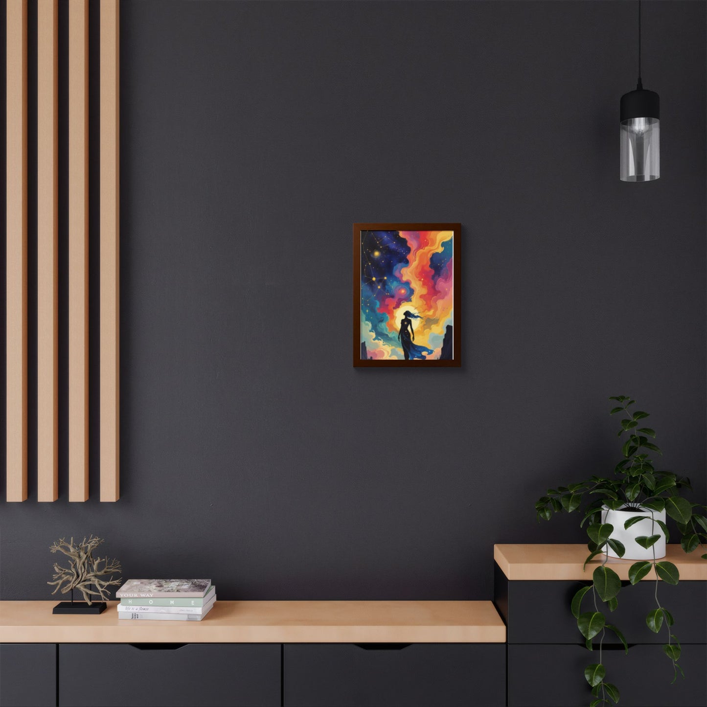 Framed Poster, Multi-Color