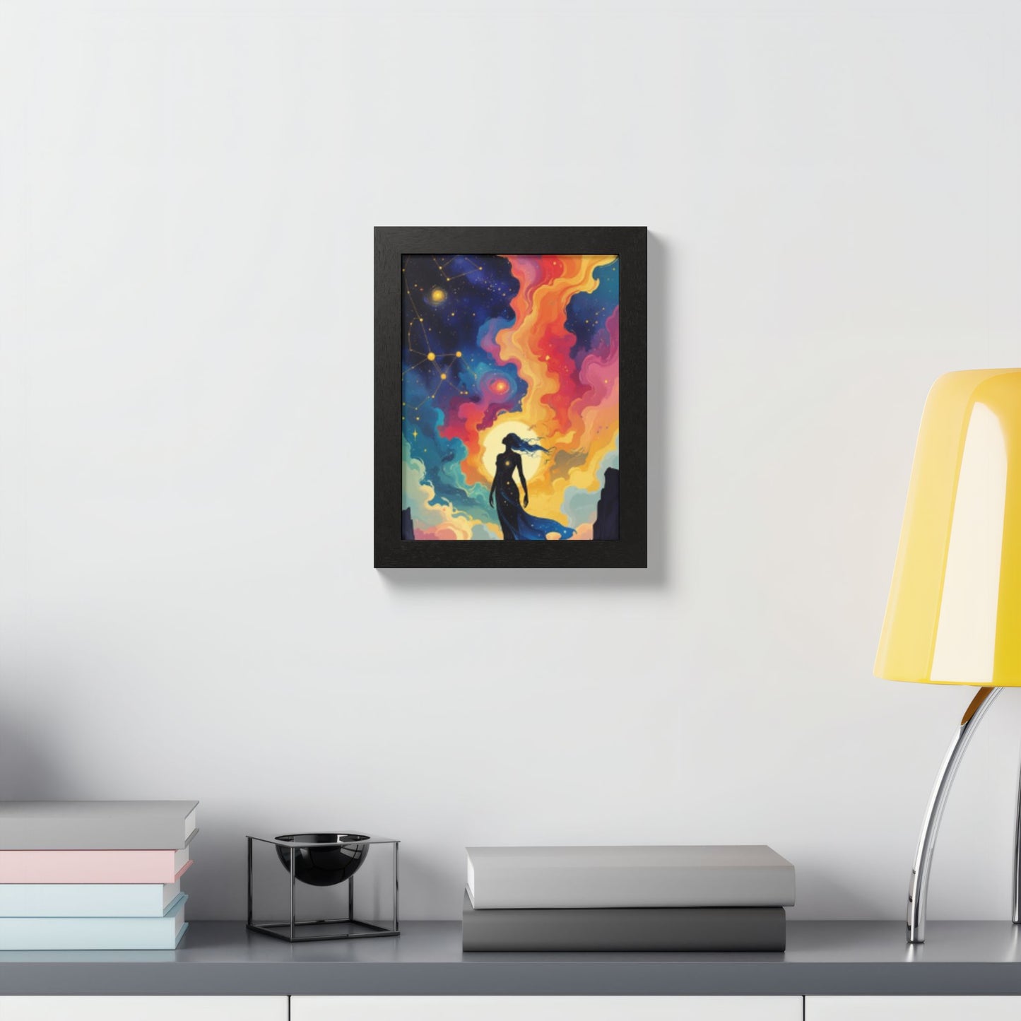 Framed Poster, Multi-Color