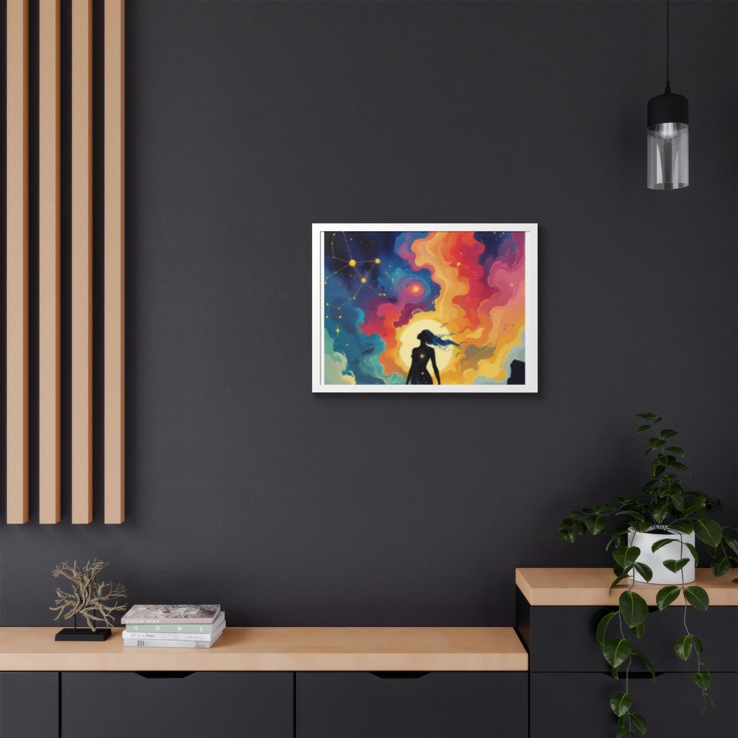 Framed Poster, Multi-Color