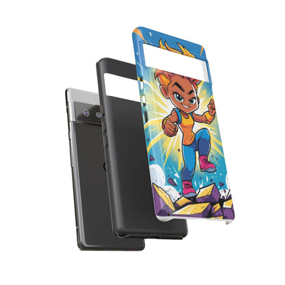 Phone Case — Bold Superhero Girl Design ("Tough Cases")