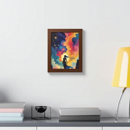 Framed Poster, Multi-Color