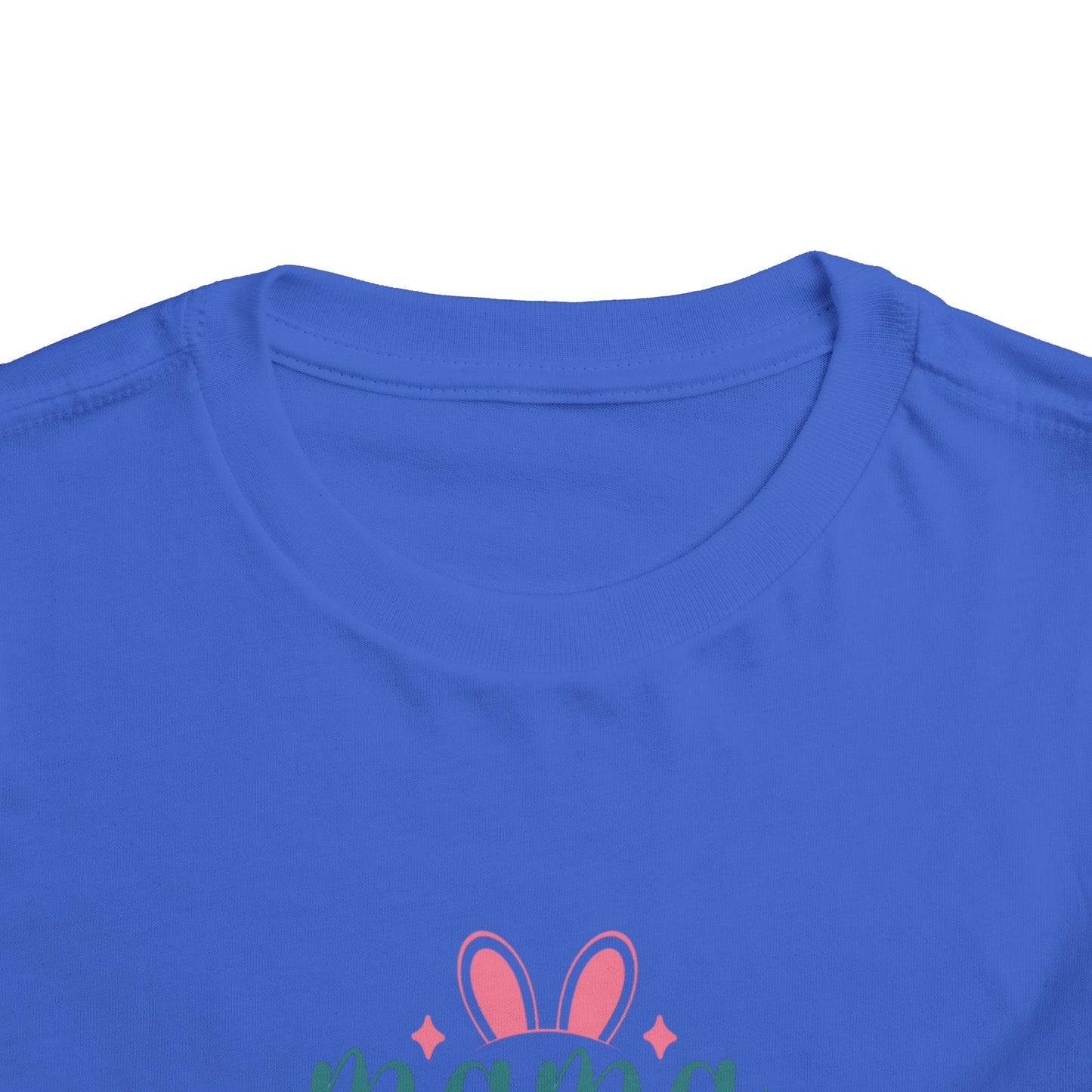 Mama Bunny Toddler Tee – Easter Spring Baby Shirt with Bunny Ears & Paw Print