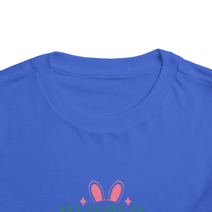 Mama Bunny Toddler Tee – Easter Spring Baby Shirt with Bunny Ears & Paw Print