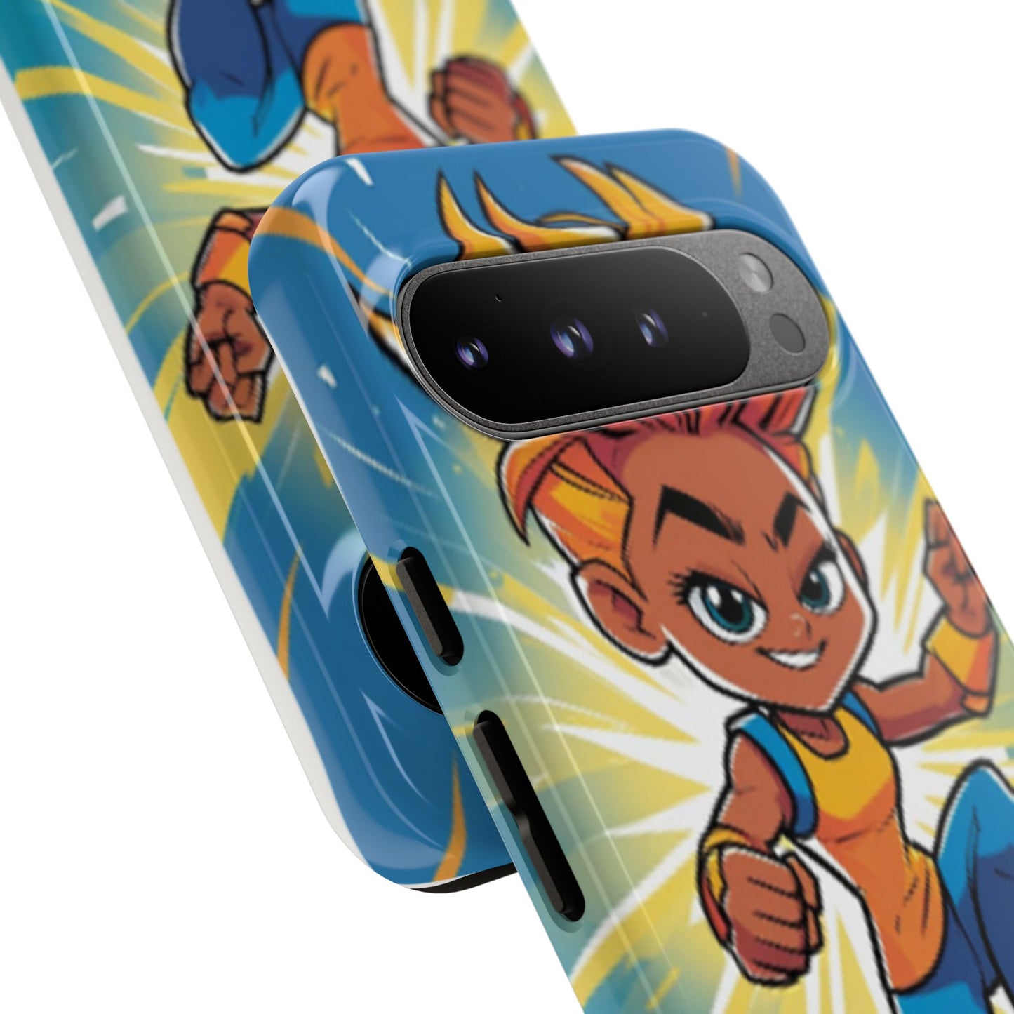 Phone Case — Bold Superhero Girl Design ("Tough Cases")