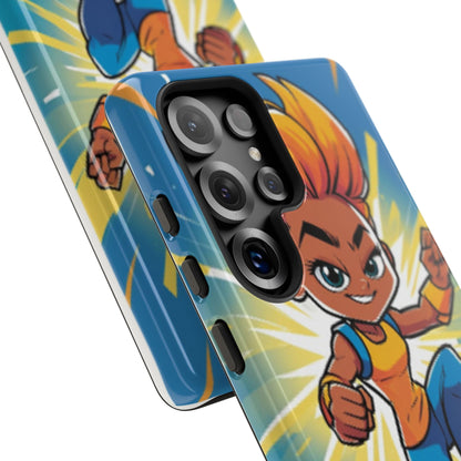 Phone Case — Bold Superhero Girl Design ("Tough Cases")