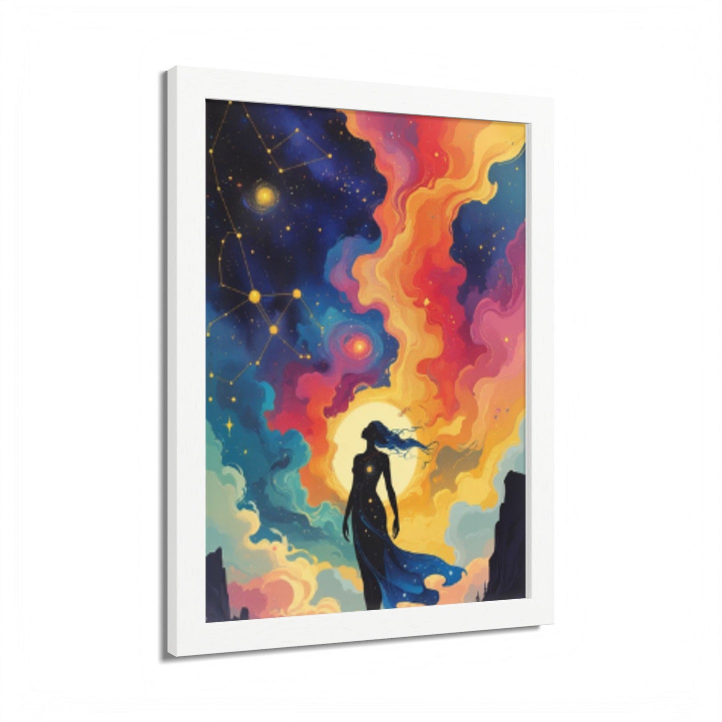 Framed Poster, Multi-Color