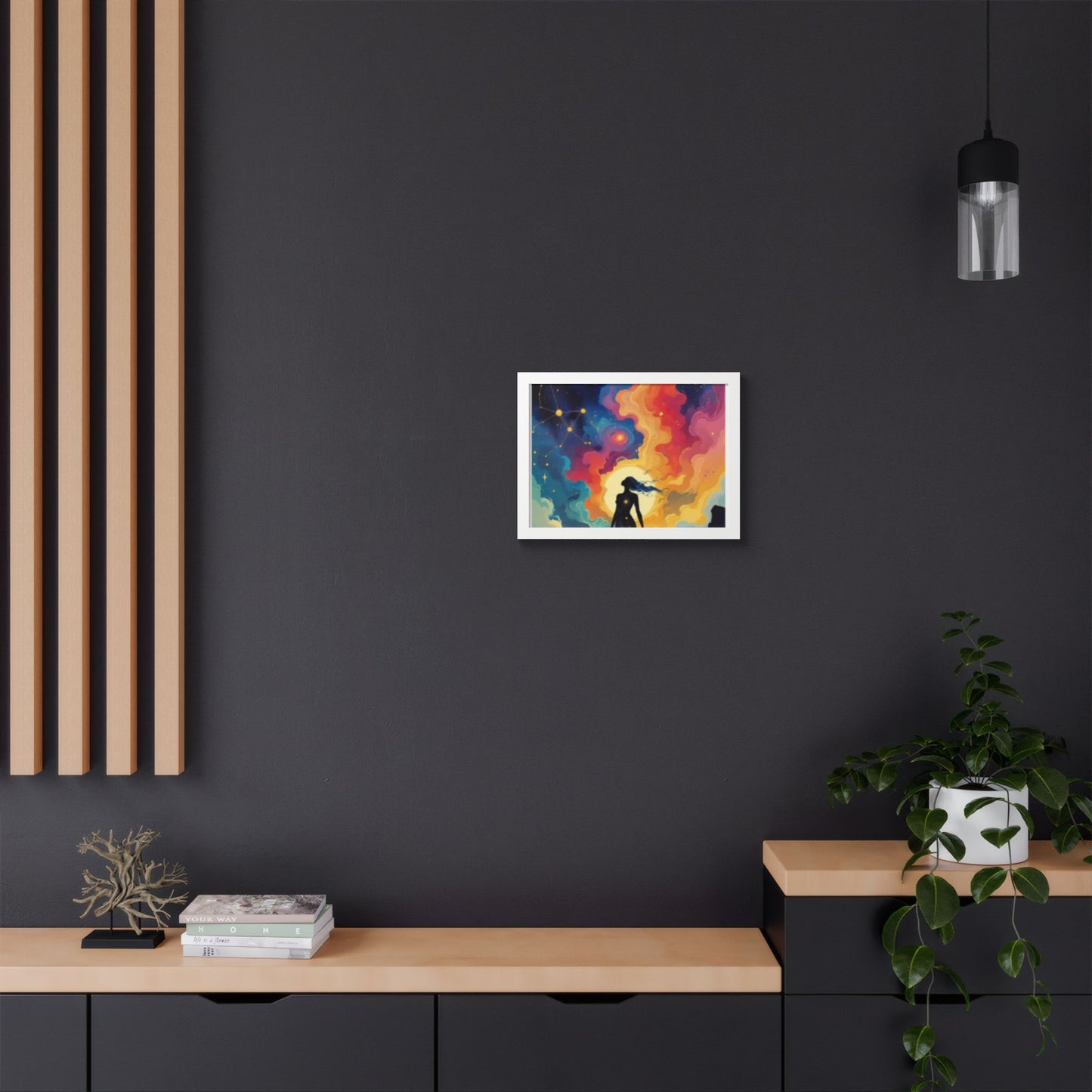 Framed Poster, Multi-Color