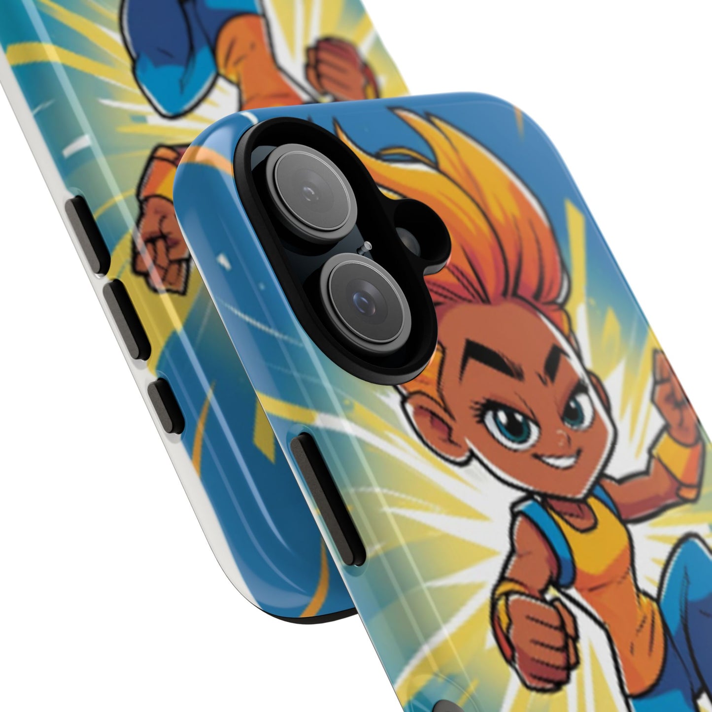 Phone Case — Bold Superhero Girl Design ("Tough Cases")
