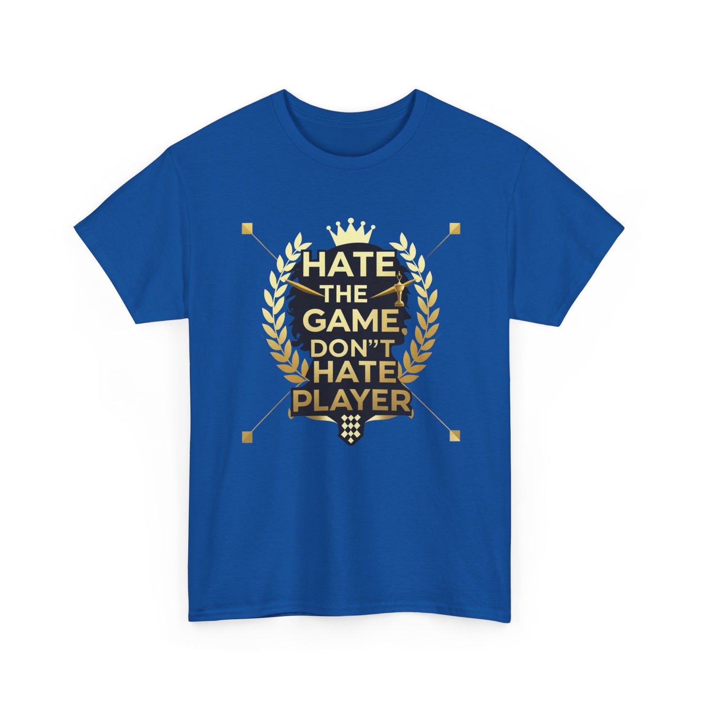 Hate the Game Don't Hate the Player T-Shirt — Gamer Quote Graphic Tee