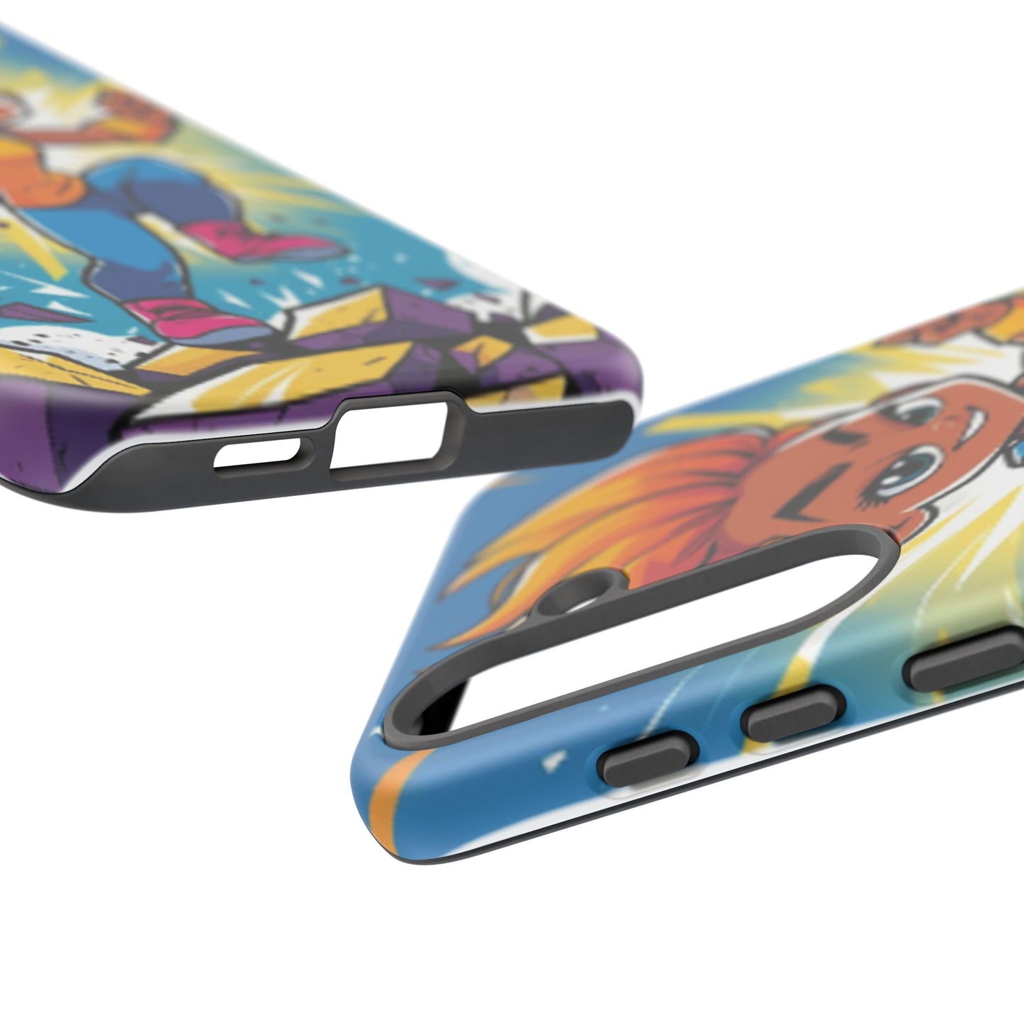 Phone Case — Bold Superhero Girl Design ("Tough Cases")