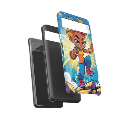 Phone Case — Bold Superhero Girl Design ("Tough Cases")
