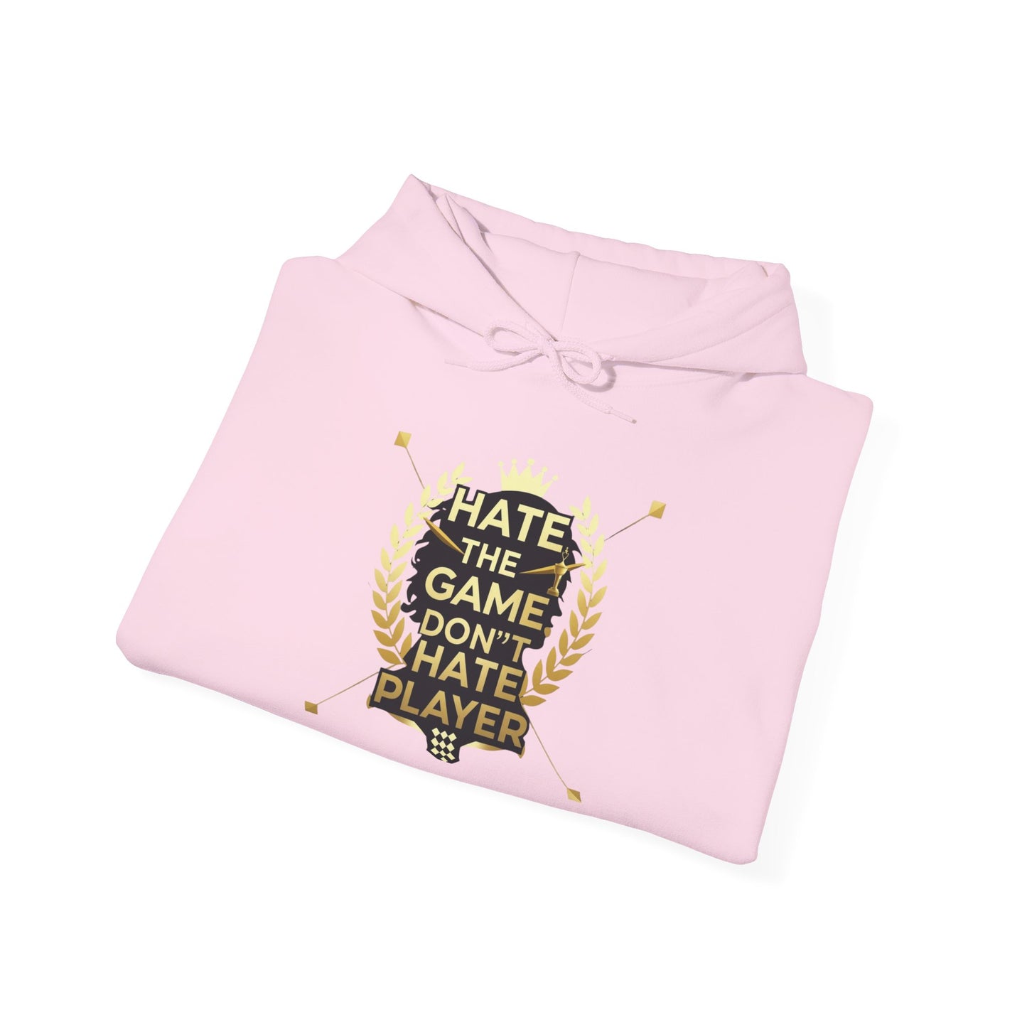 Hate the Game Don’t Hate the Player Hoodie — Gamer Quote Pullover
