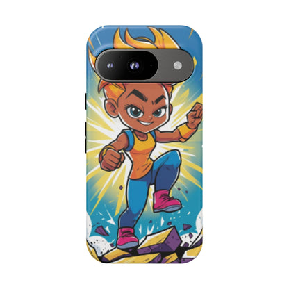 Phone Case — Bold Superhero Girl Design ("Tough Cases")