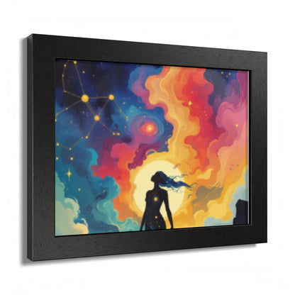 Framed Poster, Multi-Color