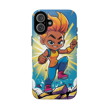 Phone Case — Bold Superhero Girl Design ("Tough Cases")