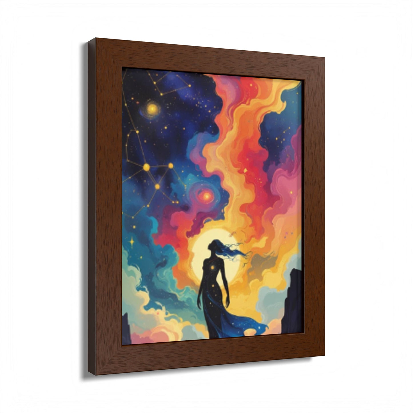 Framed Poster, Multi-Color